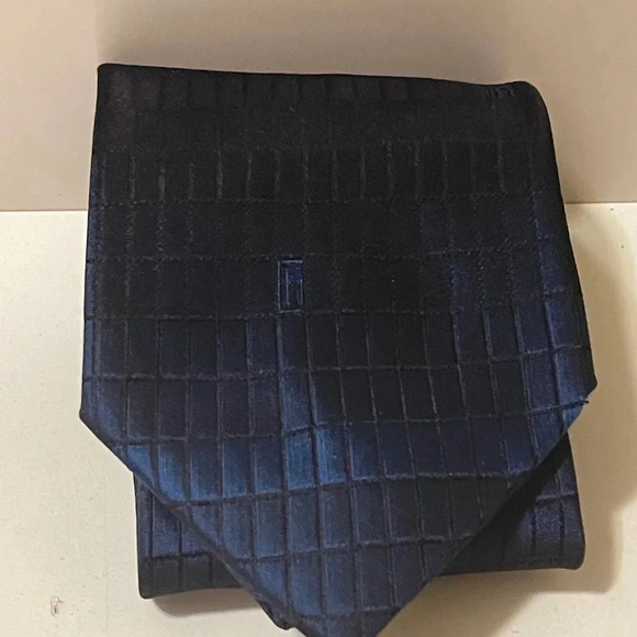 Gucci Gg Pattern Tie Made In Italy Silk Thick Black mens tie, long. - Picture 6 of 12